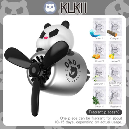 Bear Pilot Car Air Freshener Flavor Dog Vent Perfume Diffuser Fragrance Scent Auto Deroration Acccessories Aromatherapy Auto