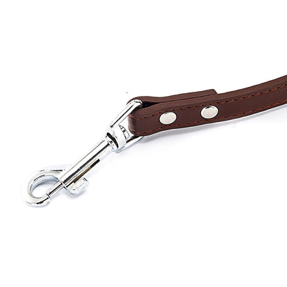 Leather Dog Leash Pet Dogs Leashes 6 Colors Solid Dog Training Leashes for Large Medium Small Dogs Lead Rope Puppy Dog Supplies