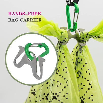 Dog Poop Bags Extra Thick Leak Proof Dog Waste Bags.Lavender-Scented Dog Poop Bags with EPI Additive，Doggie Poop Bag Carrier, Dispenser and Leash Clip Included