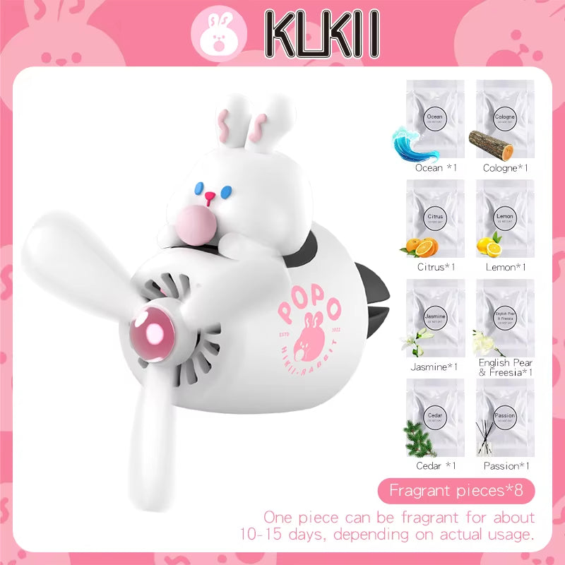 Bear Pilot Car Air Freshener Flavor Dog Vent Perfume Diffuser Fragrance Scent Auto Deroration Acccessories Aromatherapy Auto